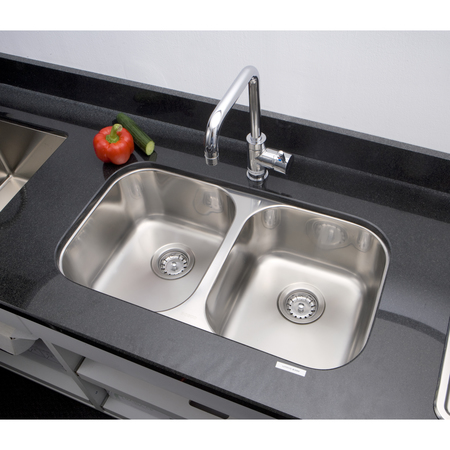 AMERICAN IMAGINATIONS Kitchen Sink, Deck Mount Mount, Stainless Steel Finish AI-27571